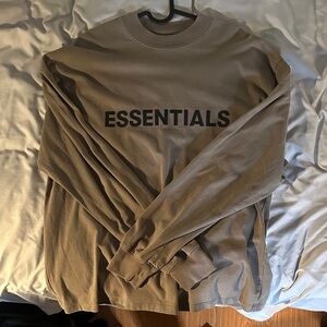 Essentials Long Sleeve Tee - Brown